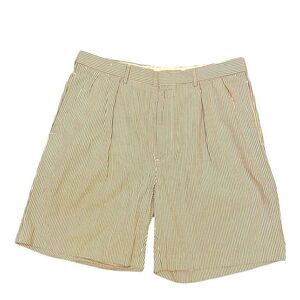 Ralph Lauren Polo Golf Blue and White Seersucker‎ Shorts Sz 34